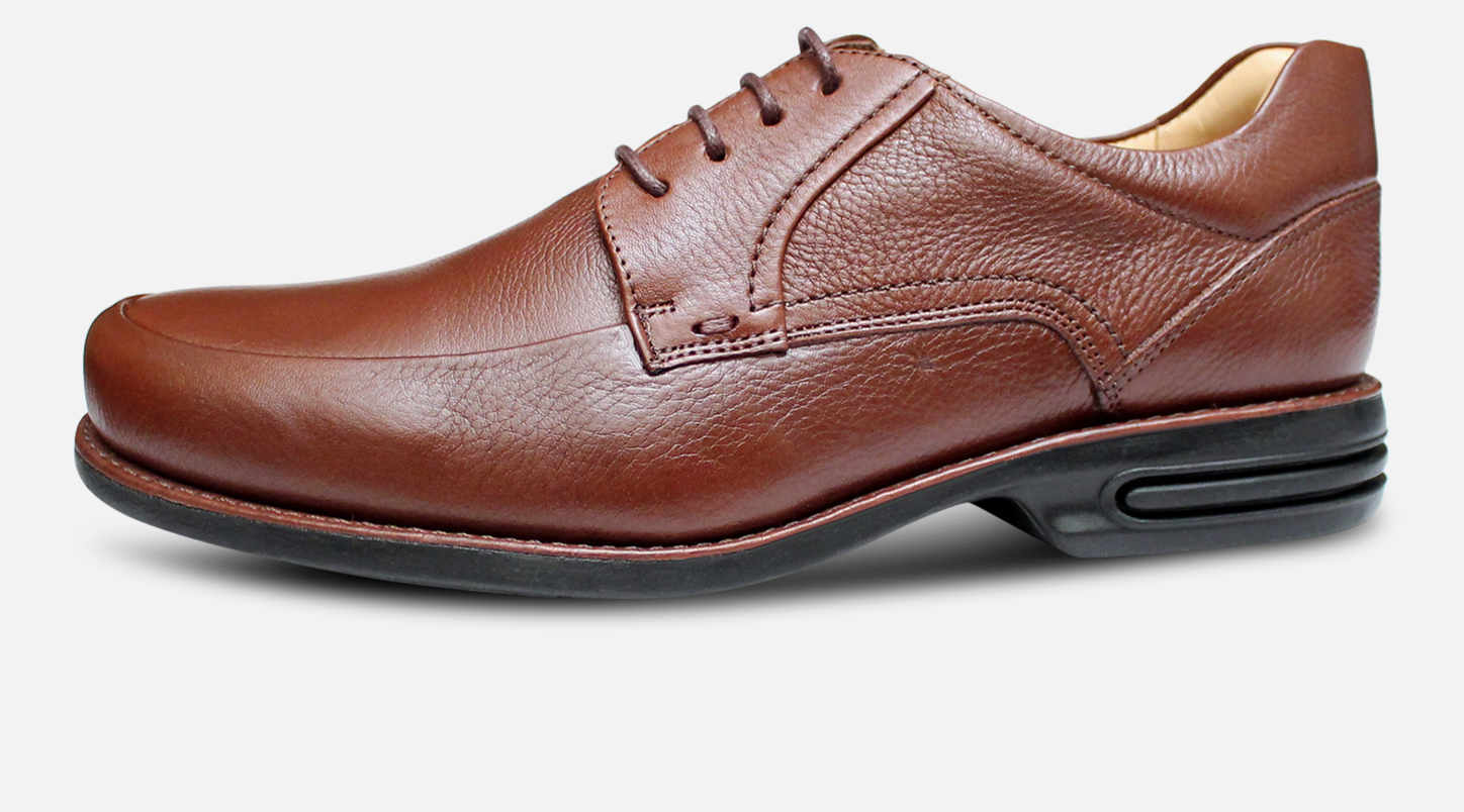 Anatomic & Co Smart Brown Leather Lace Up Comfort Shoes