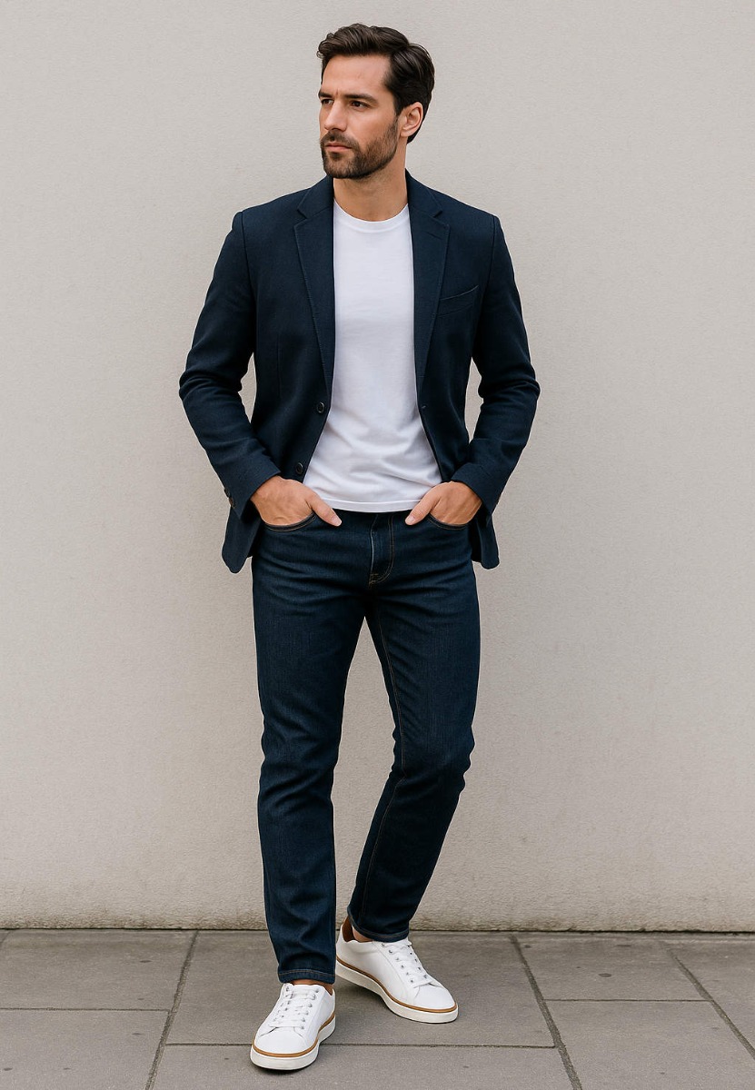 Anatomic Comfort Lace Up Mens Training Shoes in White Leather