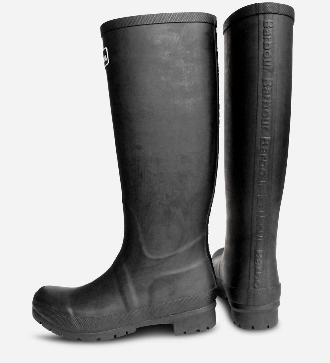 Barbour Black Abbey Outdoor Waterproof Wellington Boots