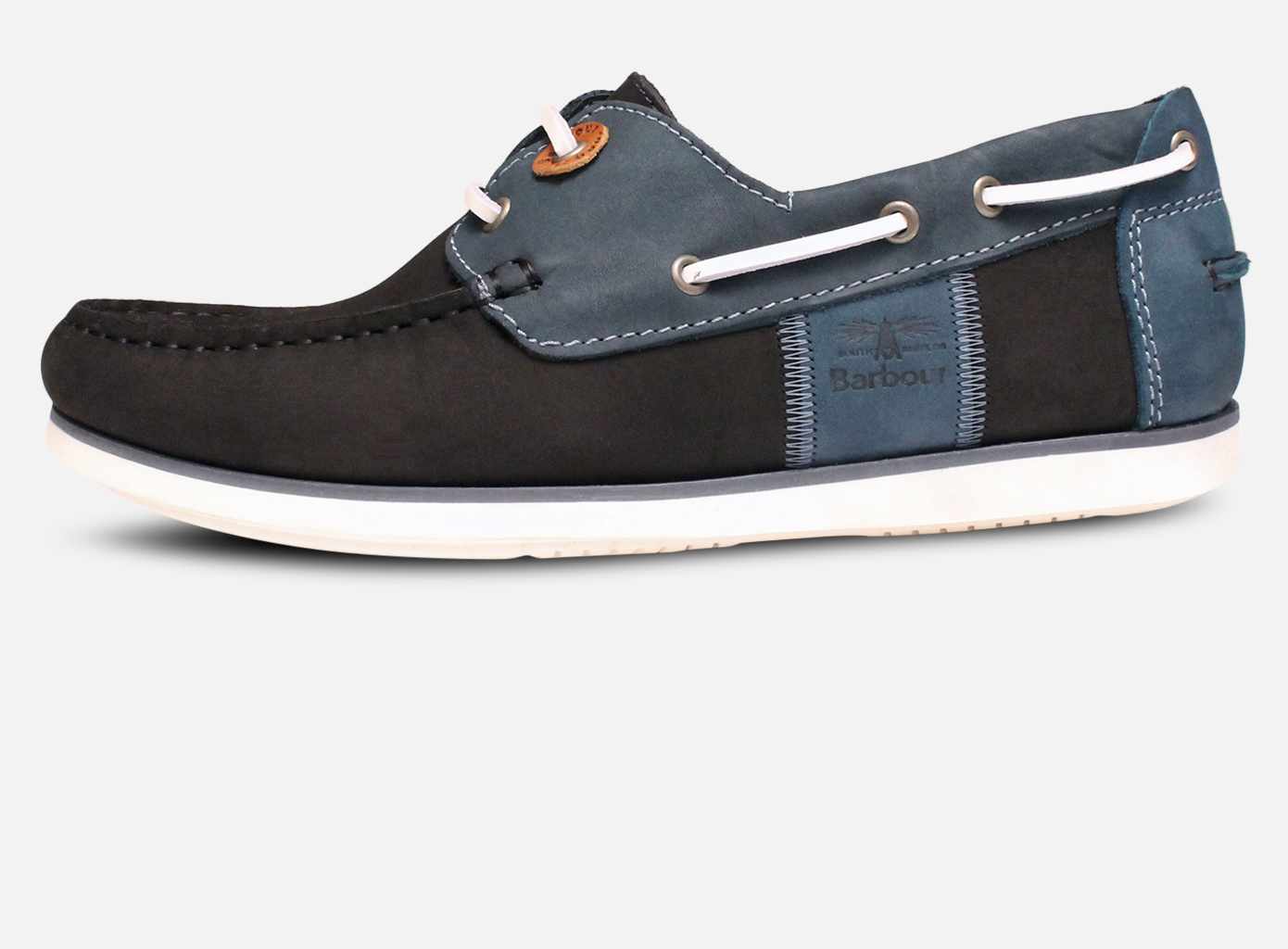 Barbour Dark Navy Blue Capstan Mens Boat Shoes