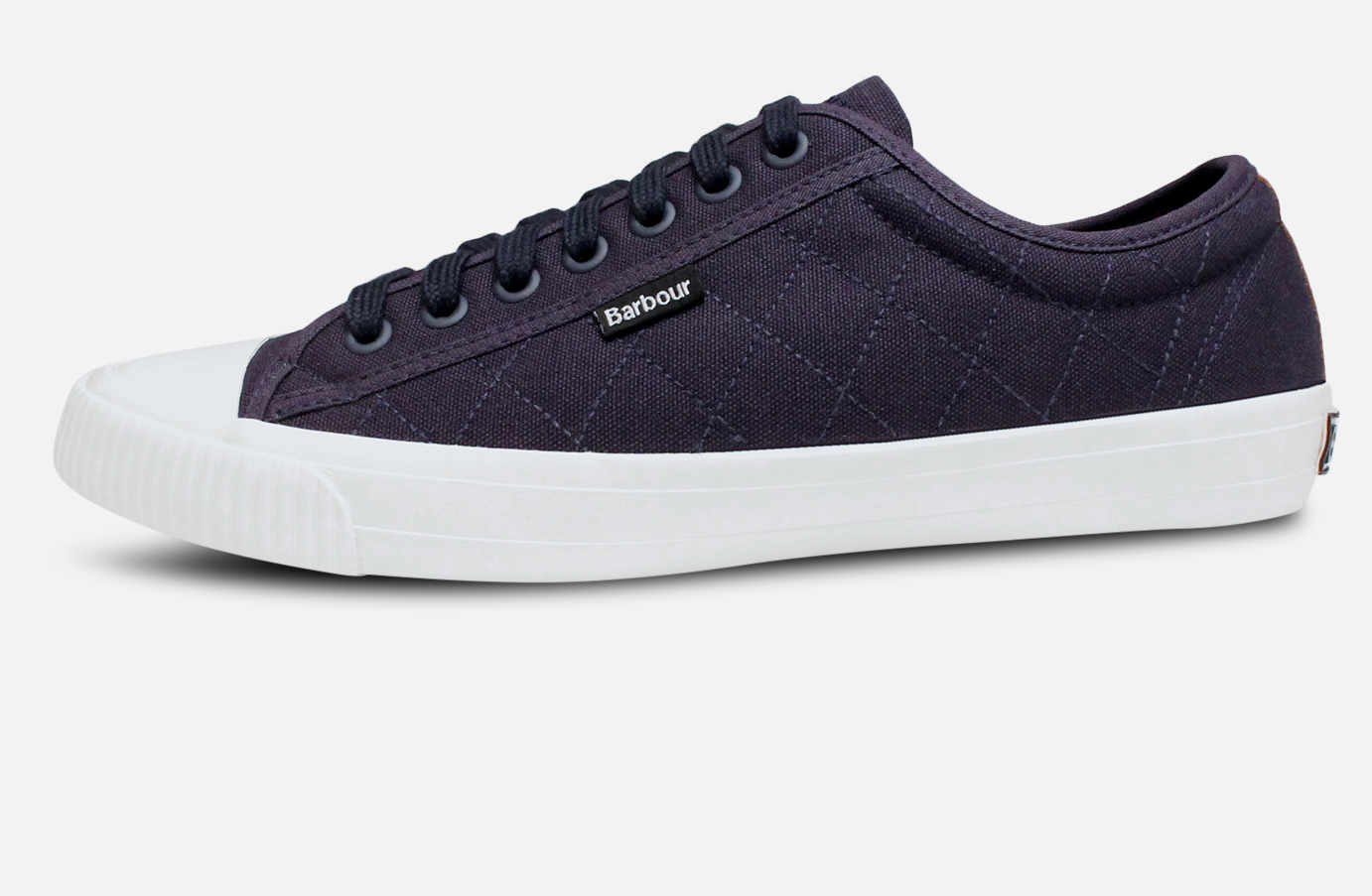 Navy Blue Barbour Centurion II Quilted Casual Shoes for Men