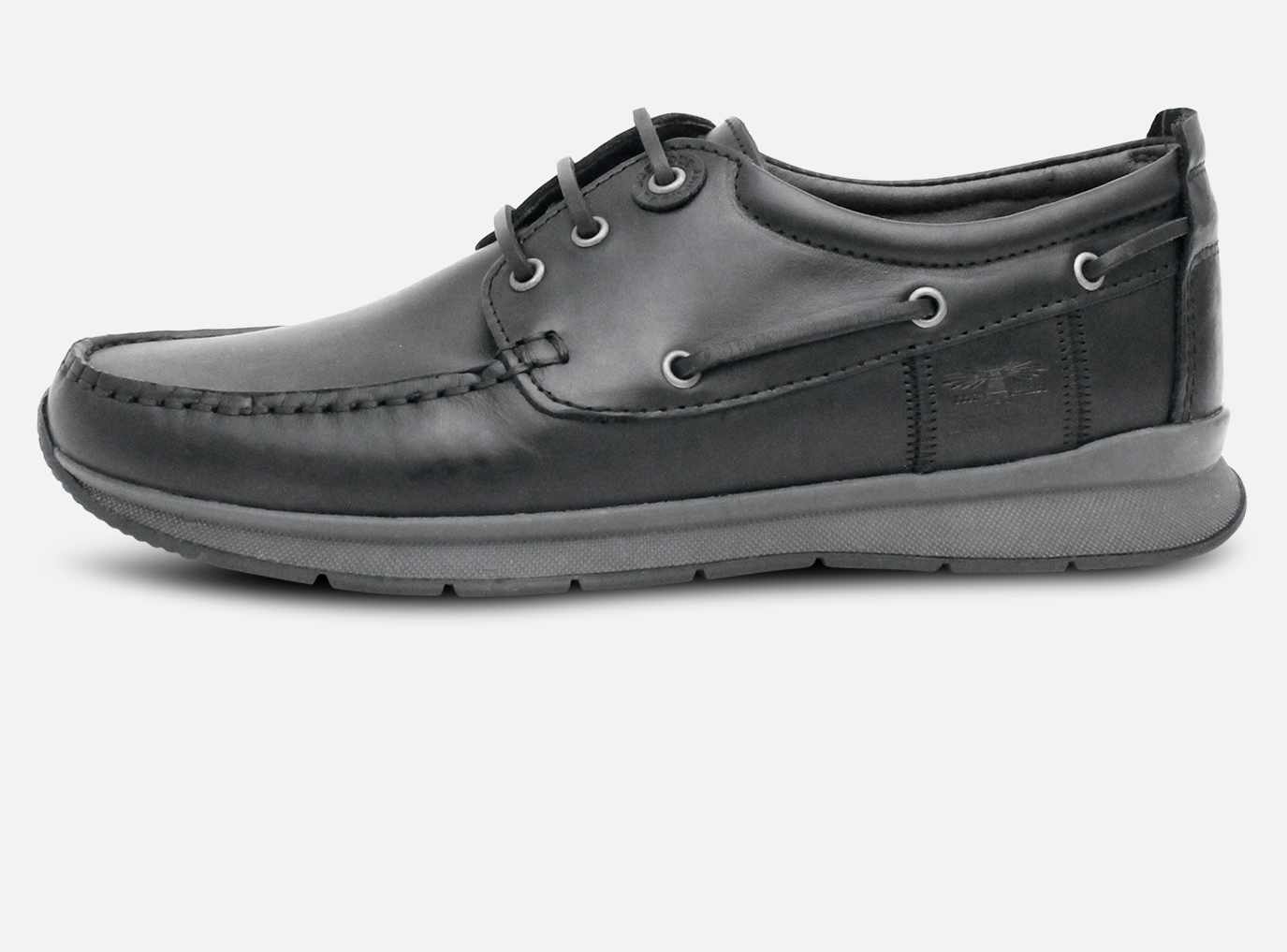 Barbour Designer Black Leather Lace Up Casual Shoes