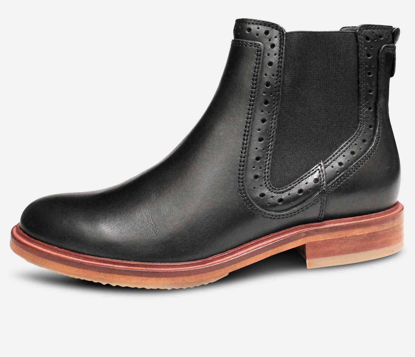 Barbour Classic Ankle Chelsea Boots in Black Leather