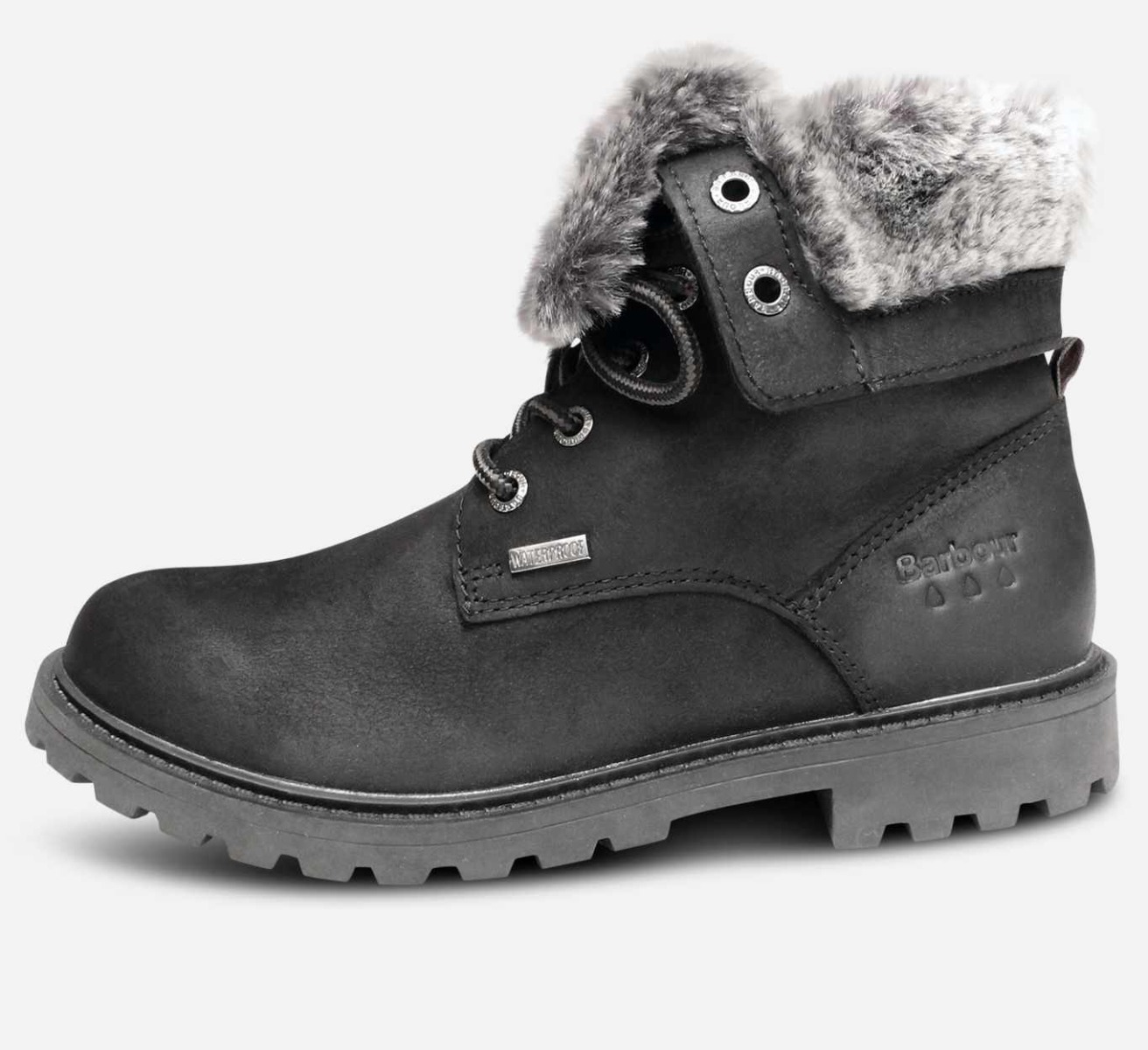 Barbour Warm Lined Waterproof Hamsterly II Black Boots