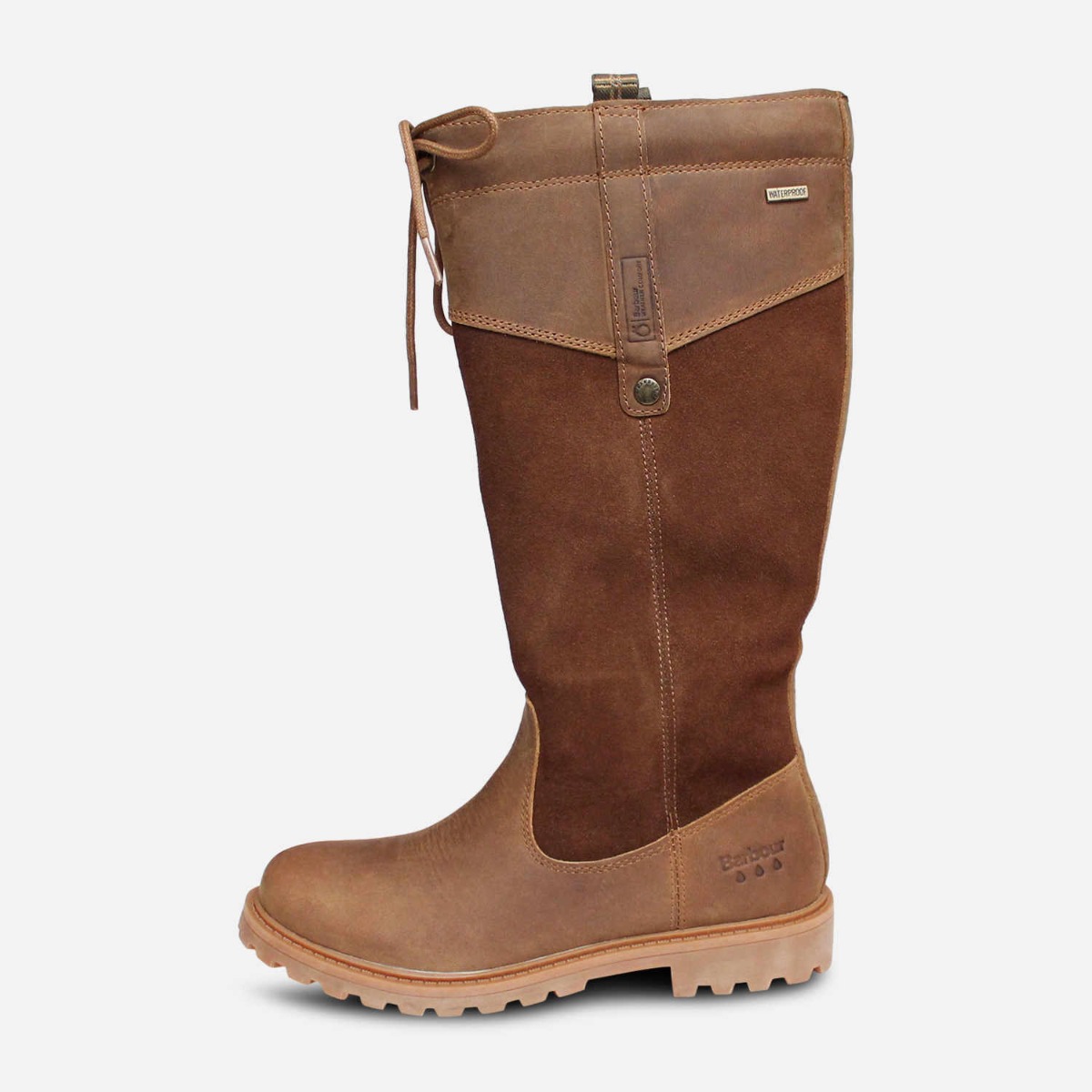 Barbour Waxy Brown Weatherproof Ingleton Long Boots