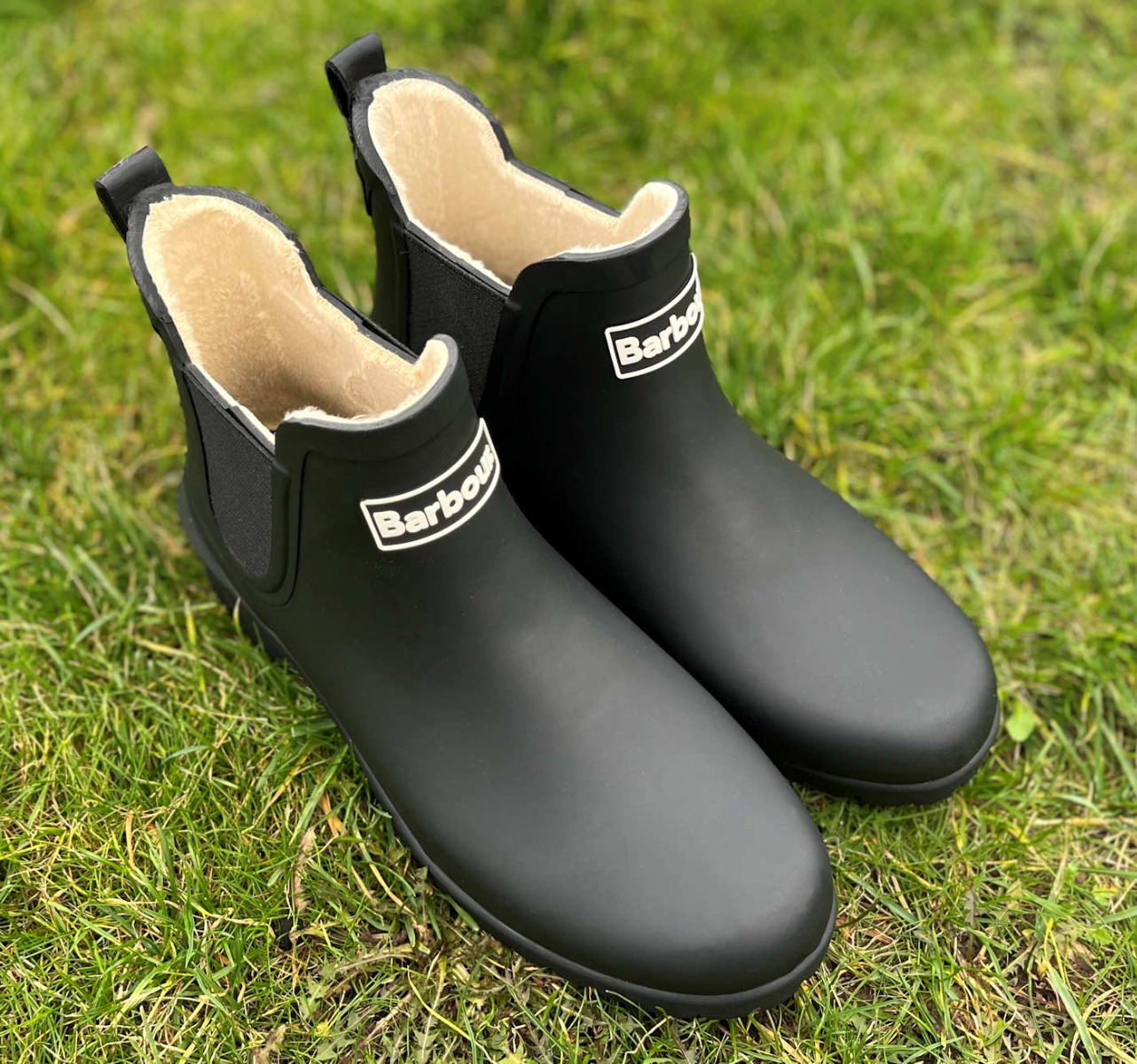Barbour Warm Lined Black Chelsea Boot Welly