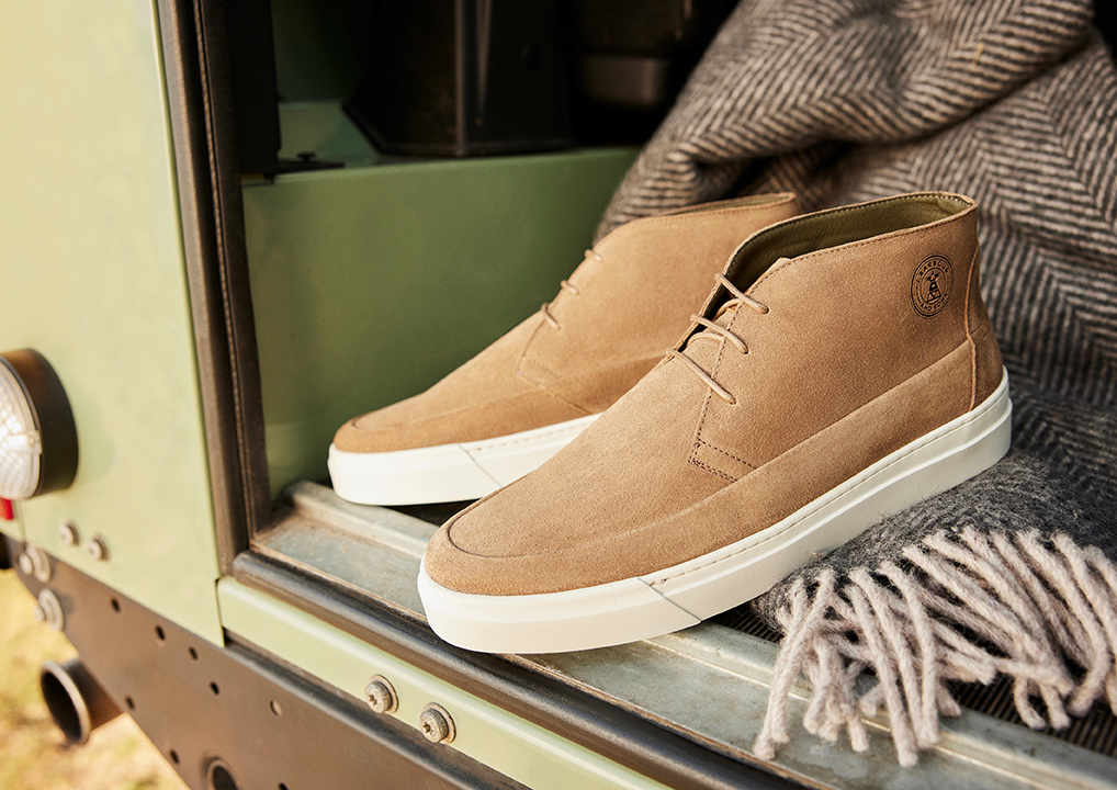 Barbour Casual Sand Suede Mens Lace Up Chukka Boot