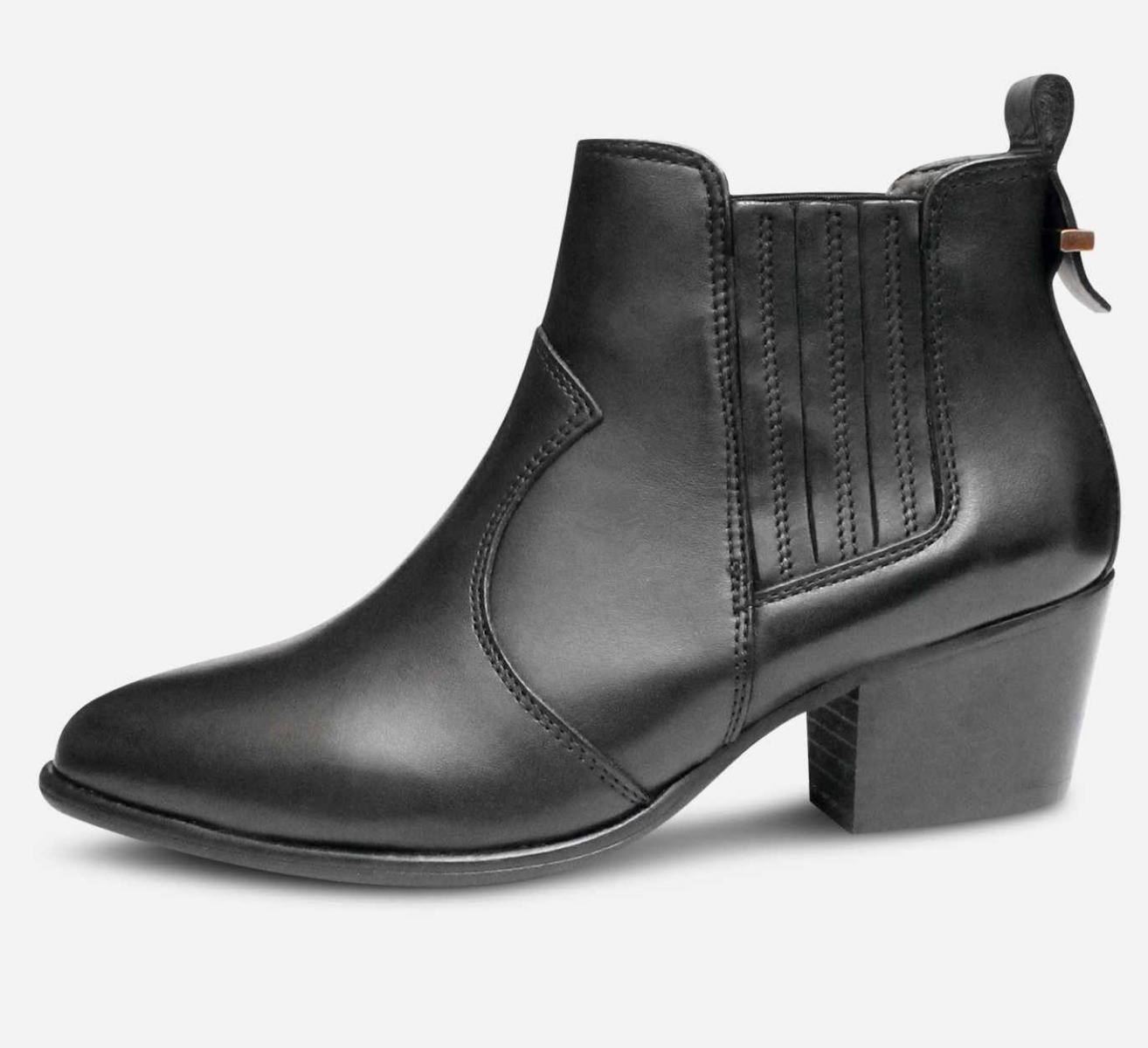 Barbour Cuban Heel Womens Matilde Chelsea Boots in Black