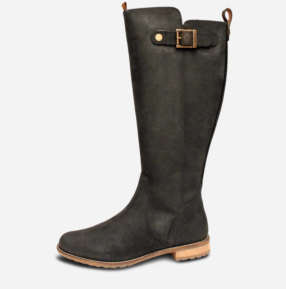 Barbour Designer Matt Black Nubuck Rebecca II Boots