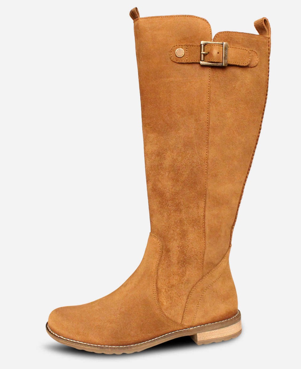 Barbour Rebecca II Light Brown Suede Riding Boots