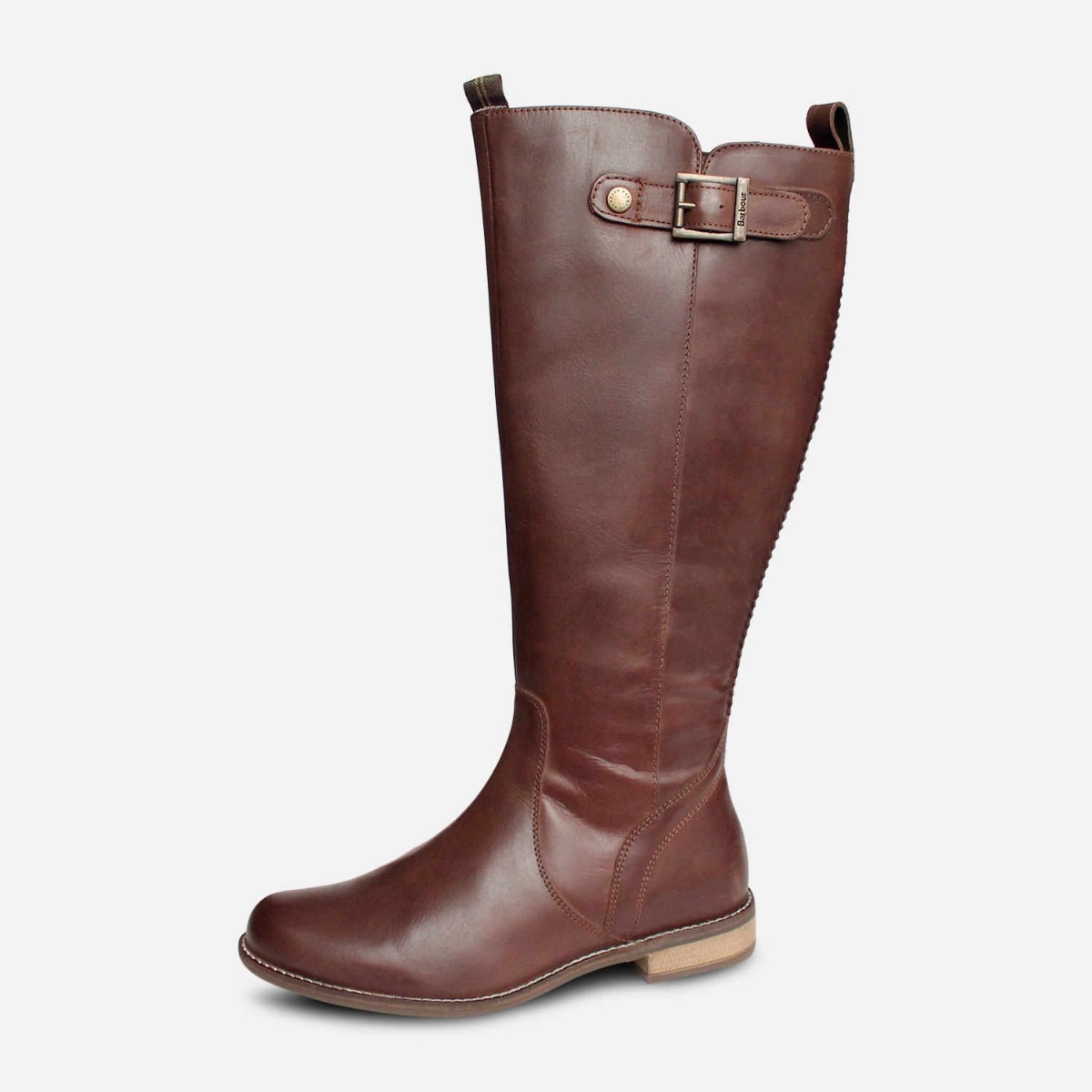 Barbour Burgundy Leather Rebecca II Knee High Boots