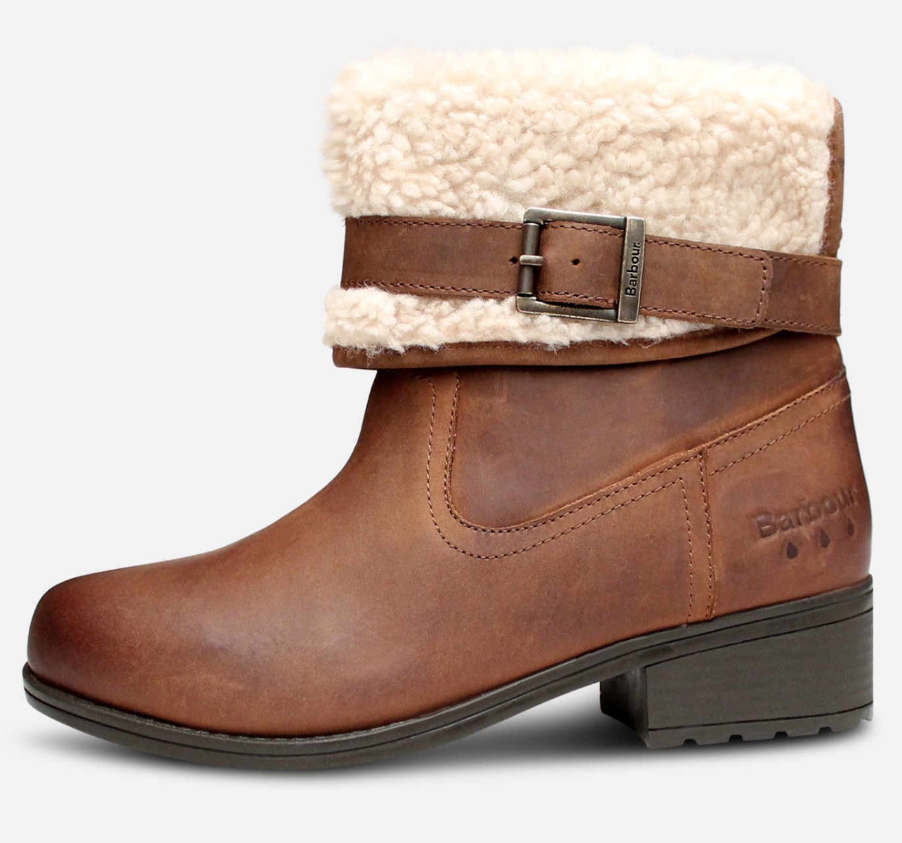 Barbour Fleece Lined Brown Weatherproof Verona Walking Boot