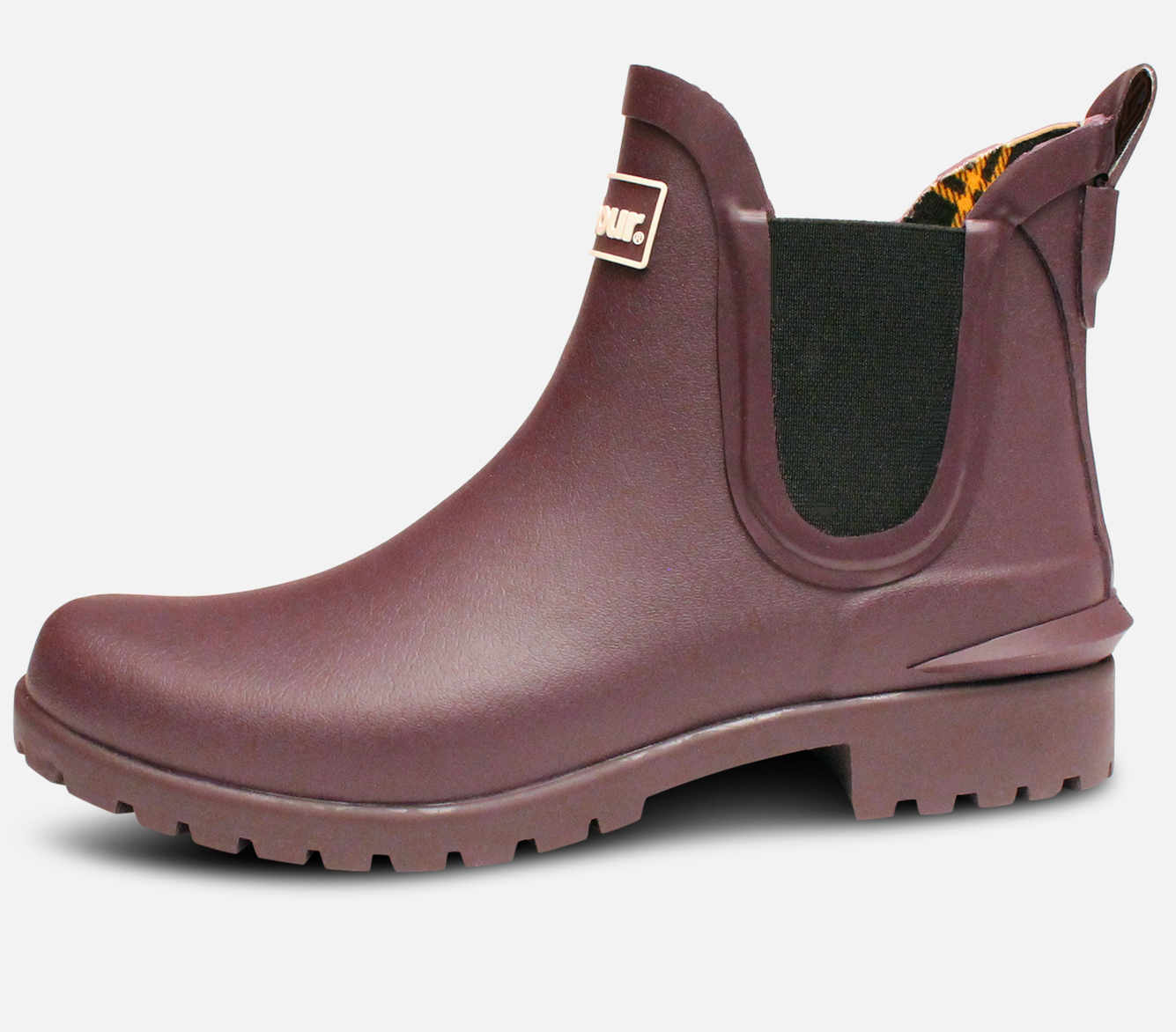 Barbour Wilton Eggplant Chelsea Boot Short Wellies