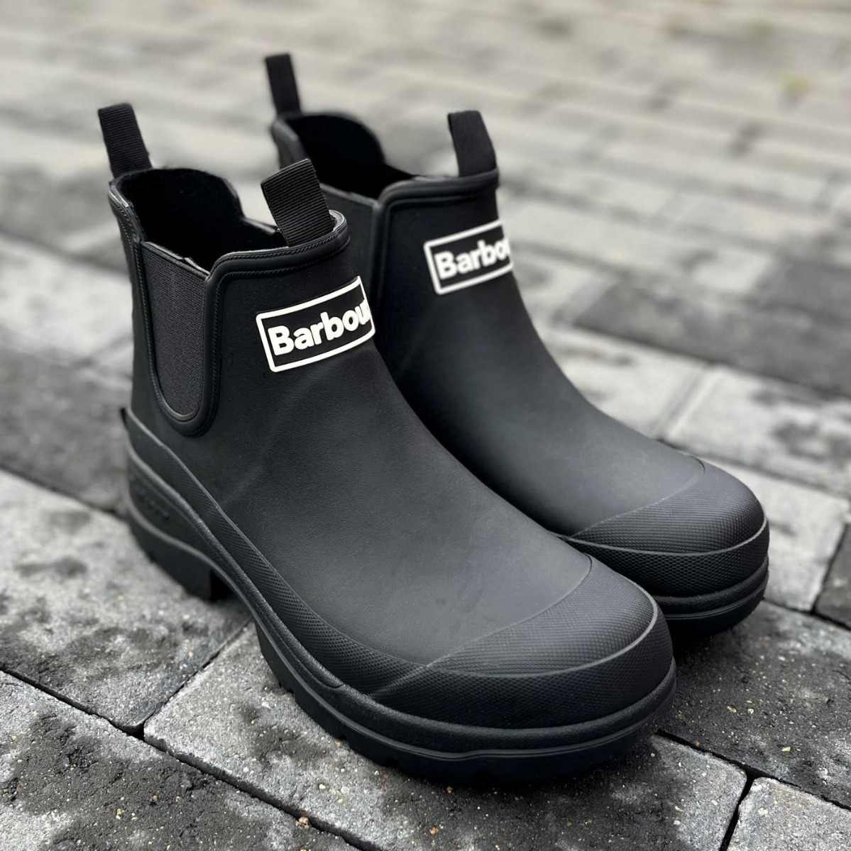 Barbour Womens Nimbus II Black Chelsea Wellies