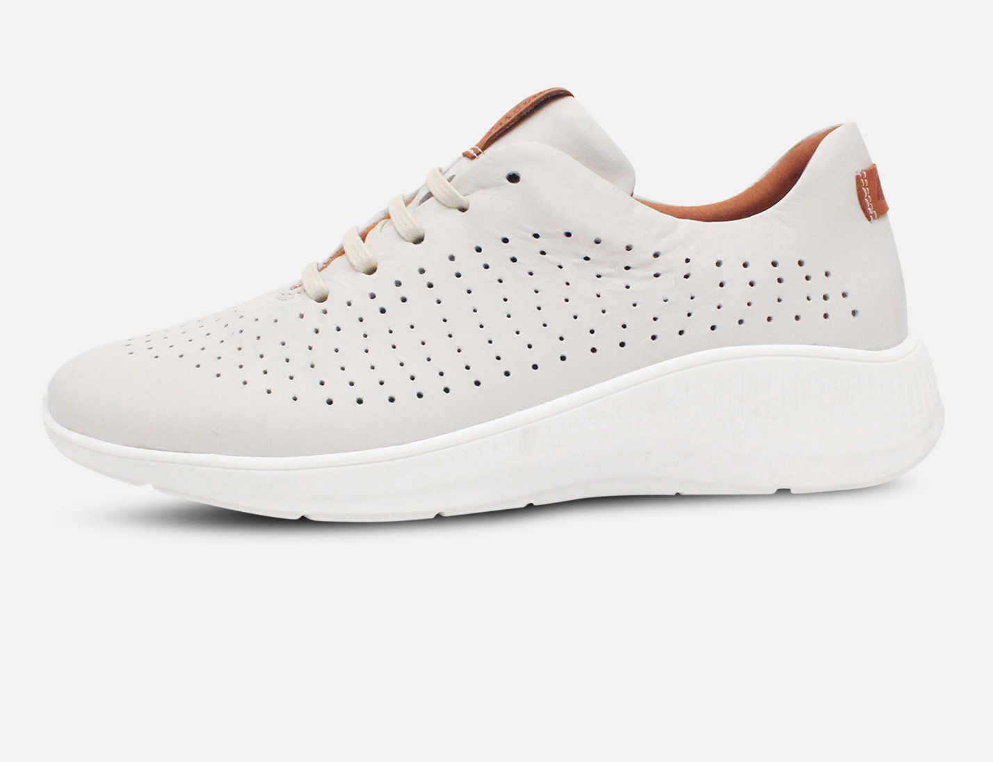 Barbour White Kelly II Womens Comfort Training Shoes