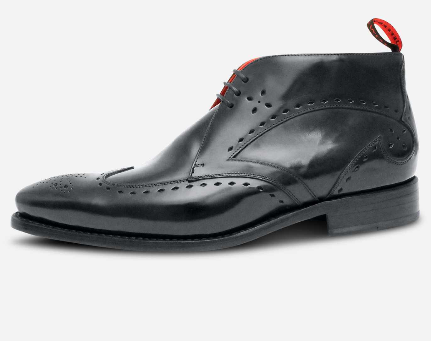 Jeffery West Black Diamond Chukka Boot Brogues
