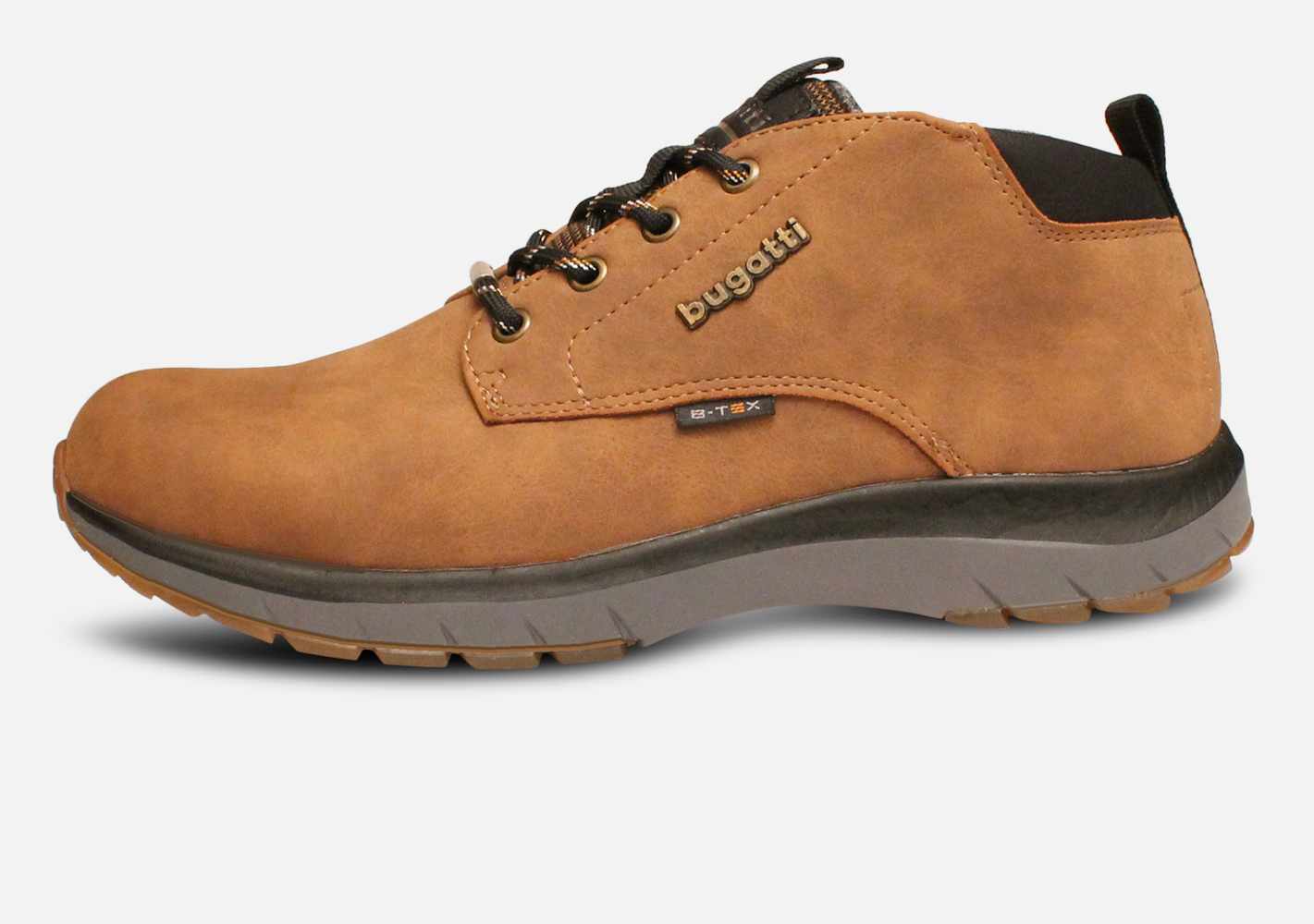 Bugatti Waterproof Walking Boots in Brown Leather