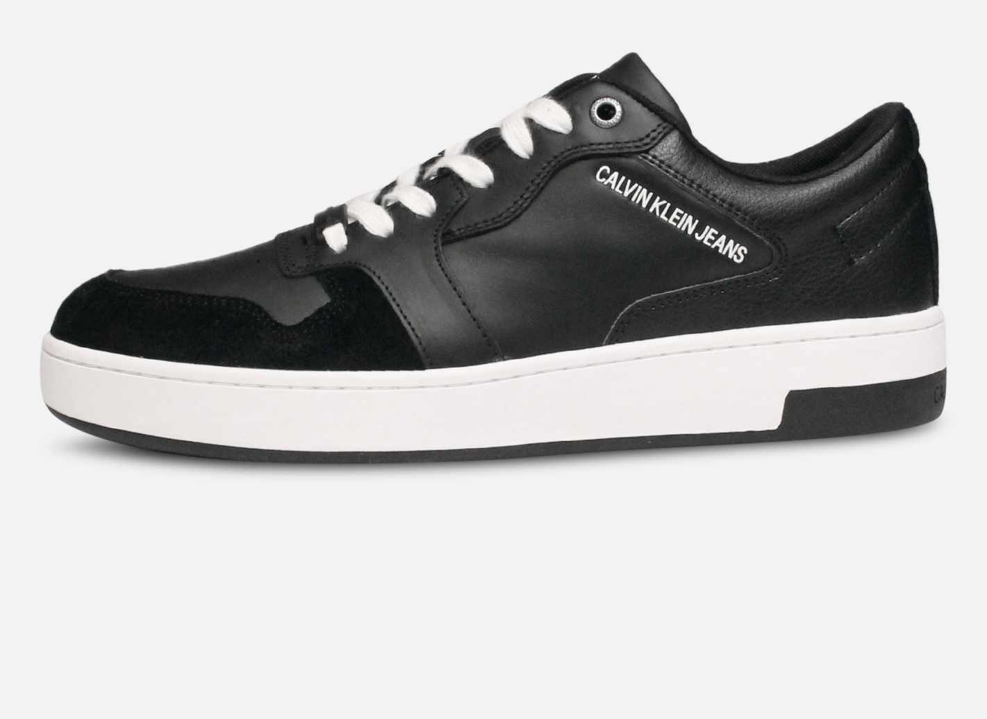 Calvin Klein Mens Basketball Shoes in Black & White