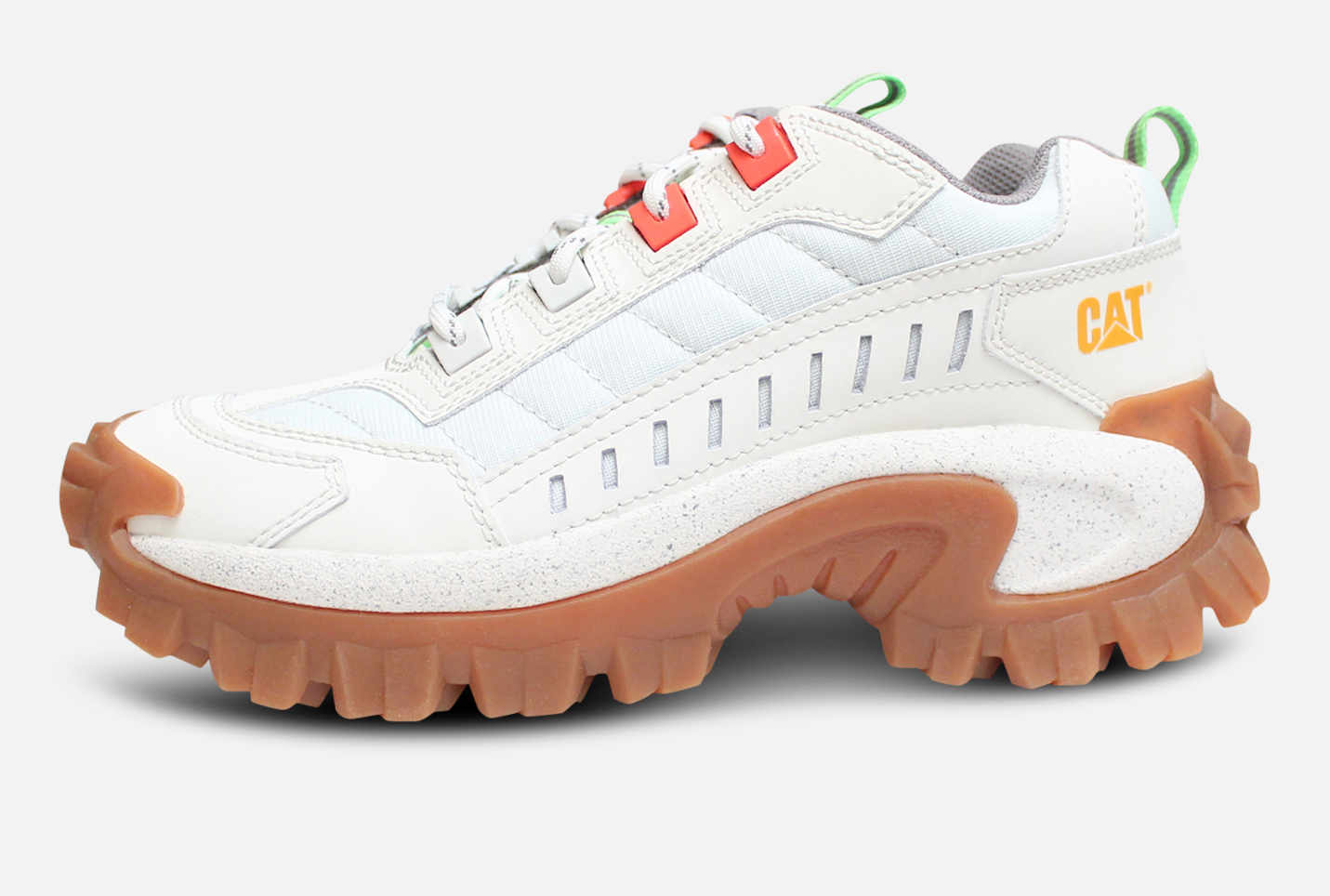 Star White Chunky Intruder Training Shoes by Caterpillar