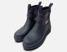 Barbour Dark Navy Tartan Neoprene Designer Chelsea Welly
