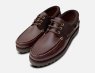 Barbour Dark Brown Waxy Corduroy Designer Boat Shoes