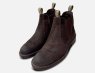 Barbour Dark Brown Waxy Nubuck Waterproof Chelsea Boots