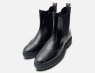 Barbour Black Polished Womens Designer Chelsea Boot Brogues