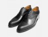 Executive Black Oxford with Punched Cap Made in Italy