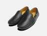 Black Calf Leather Italian Driving Shoes for Men by Arthur Knight