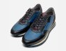 Bugatti Mens Bright Blue Navy Training Shoes with Rubber Sole
