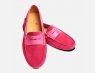 Pink Suede & Patent Leather Italian Driving Shoes