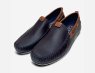 Bugatti Mens Designer Dark Navy Blue Slip On Loafer Shoes