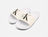 Calvin Klein Designer White Womens Chantal Slider Sandals