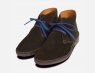 Ladies Dark Brown Suede Italian Desert Boots