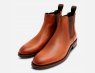 John White Light Brown Leather Mens Chelsea Boots