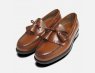 Honey Brown Polished Formal Fringe & Tassel Loafers by Bass Weejuns