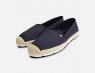 Ladies Tommy Hilfiger Lisas Navy Blue Espadrilles