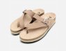 Mephisto Helen Sandals in Light Taupe Nubuck