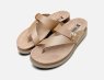 Mephisto Helen Sandals in Pearl Platinum Leather