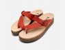 Mephisto Red Nubuck Designer Womens Helen Sandals