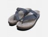 Helen Toe Post Navy Blue Nubuck Ladies Mephisto Sandals