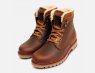 Panama Jack Warm Aviator Boots in Bark Brown