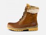 Womens Tuscani B1 Tan Leather Panama Jack Fur Boots