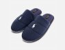 Ralph Lauren Womens Designer Navy Blue Mule Slippers