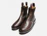 Trickers Espresso Brown Brogue Chelsea Boots Silvia