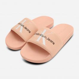 Calvin klein pink sliders hotsell