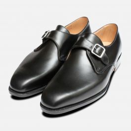 Mayfair Black Buckle Monk Trickers Shoes display picture 3