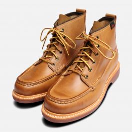 Quail Hunter Boots in Tan Leather by G H Bass display picture 3