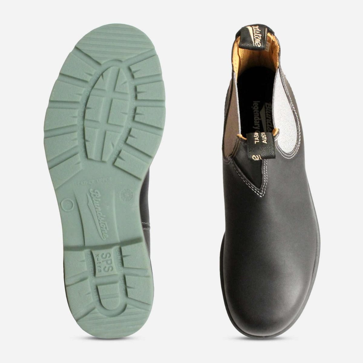 Black & Grey Mens 1452 Blundstone Chelsea Boots