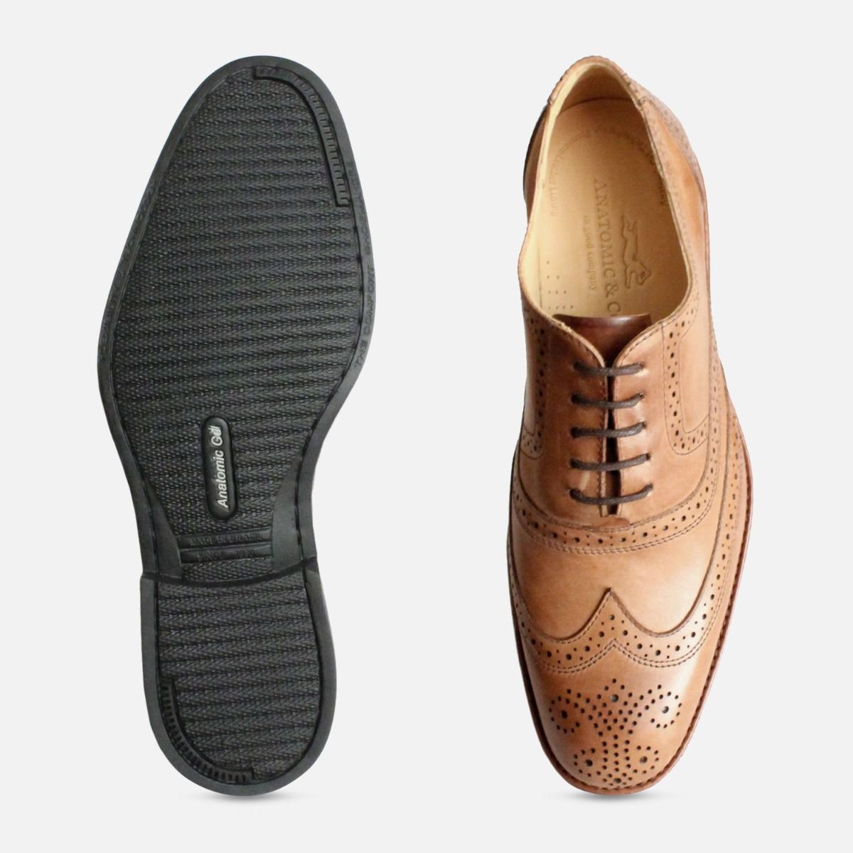 Anatomic & Co Charles Oxford Brogues in Bronze